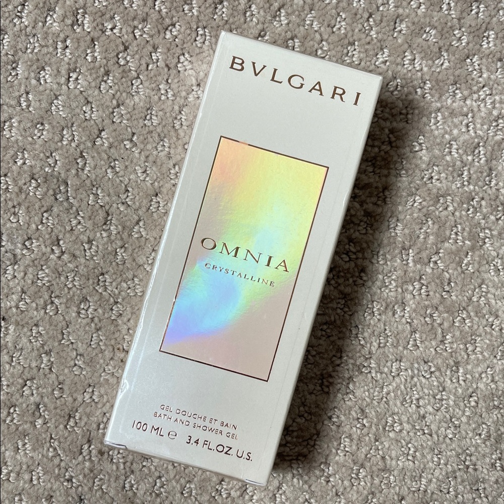 BNWOT Bvlgari Omnia Crystalline Bath and Shower Gel